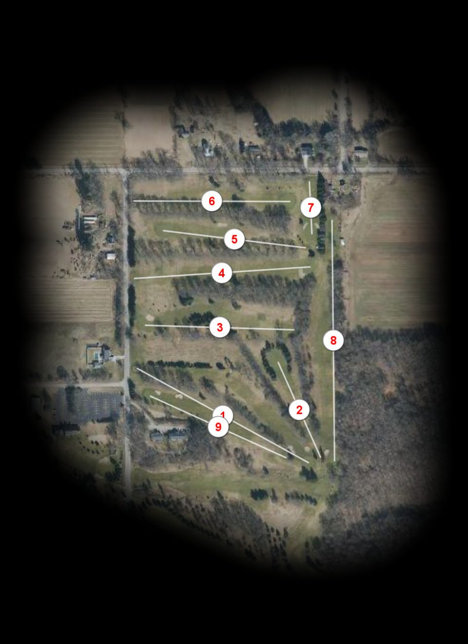 East nine at Orchard Hills Golf Club