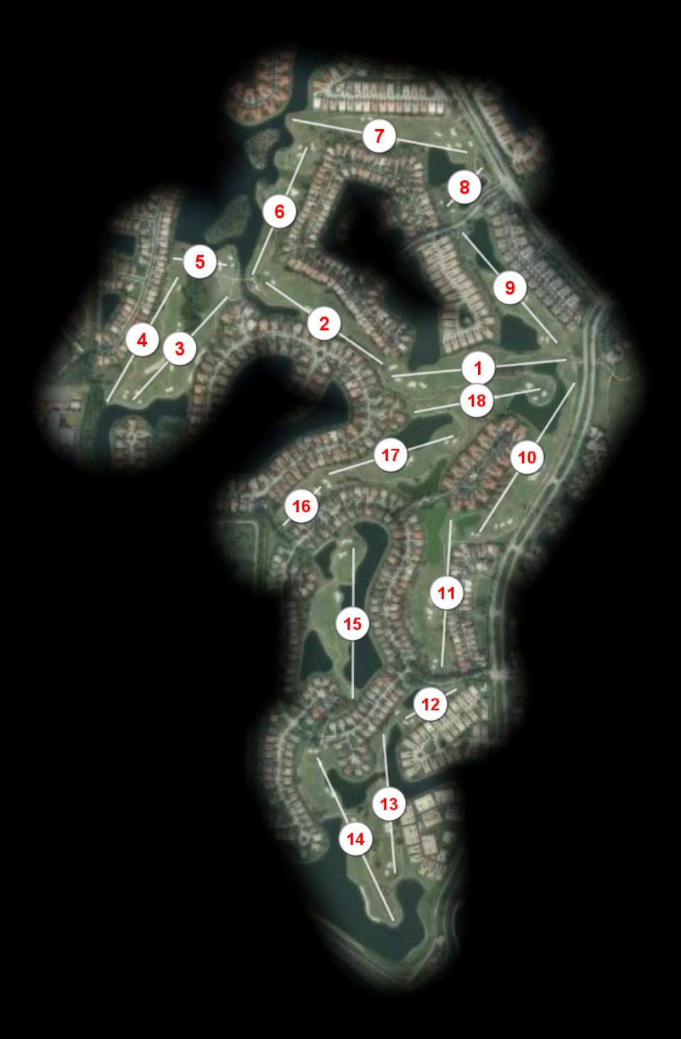 Lely Resort Golf & Country Club Mustang course overview