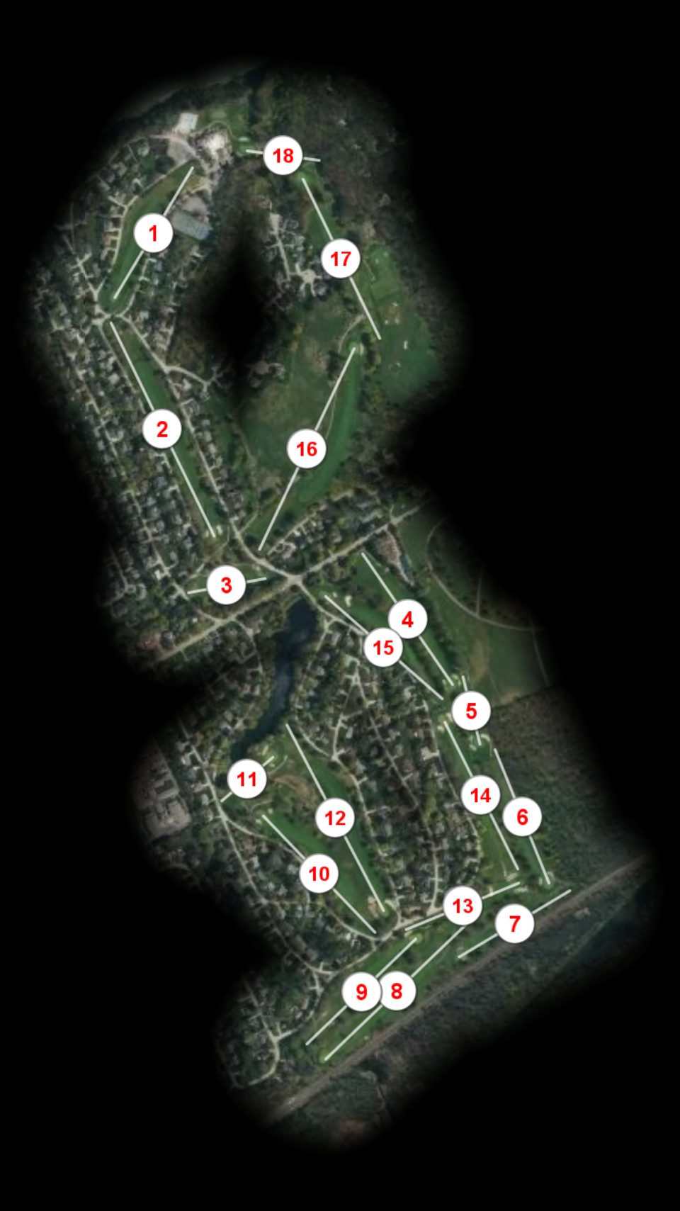 Lake Shore Country Club course overview