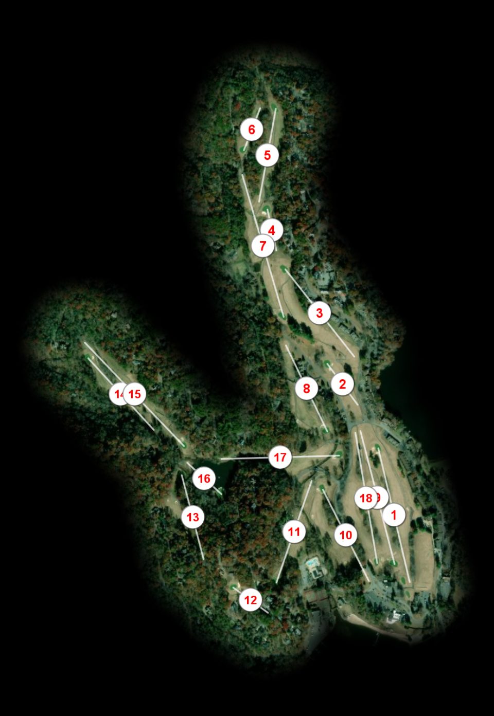 Rumbling Bald Resort Bald Mountain course overview