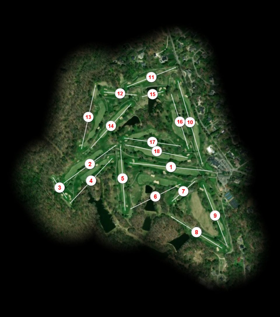 Bellefonte Country Club course overview