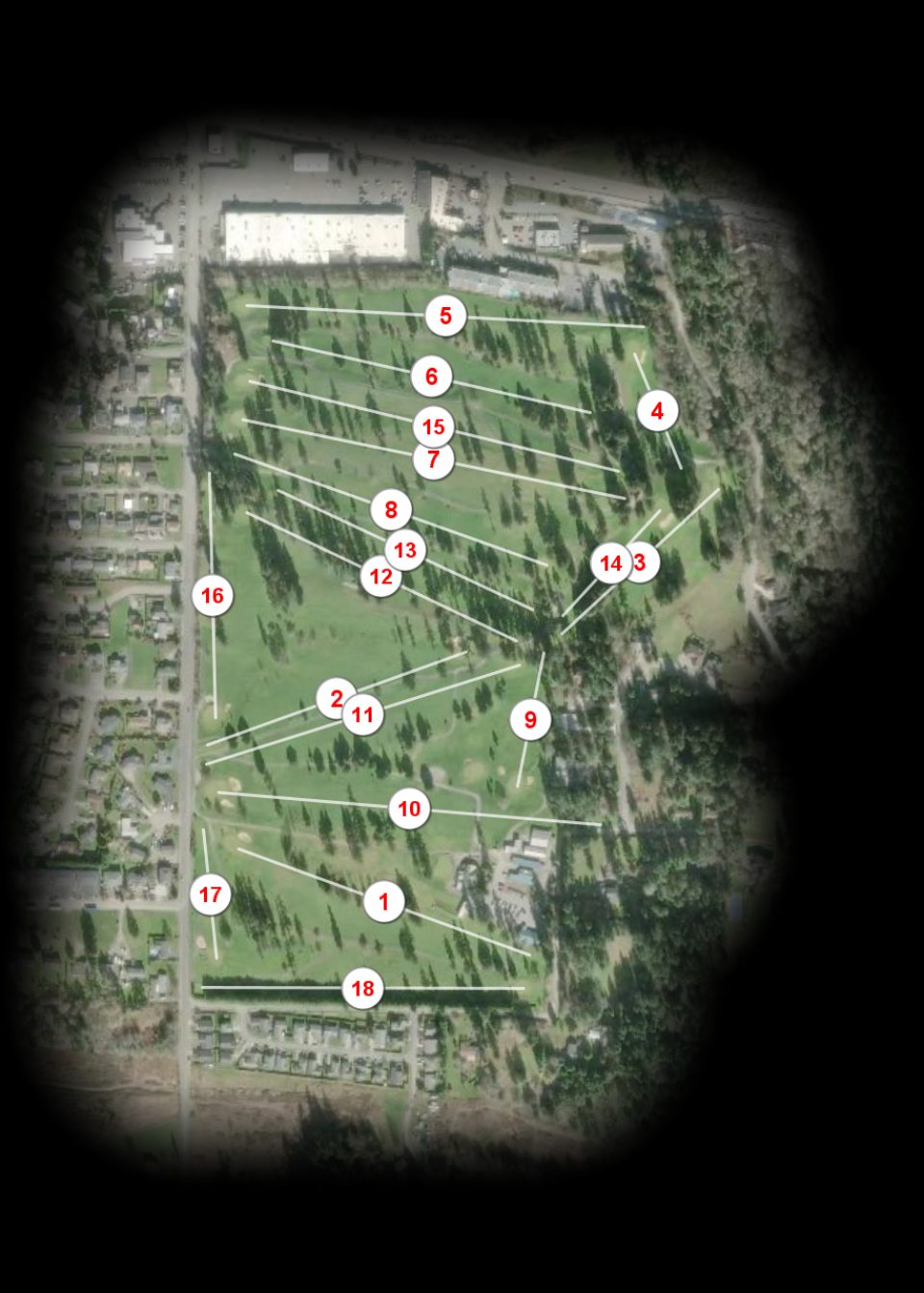 Peninsula Golf Club course overview