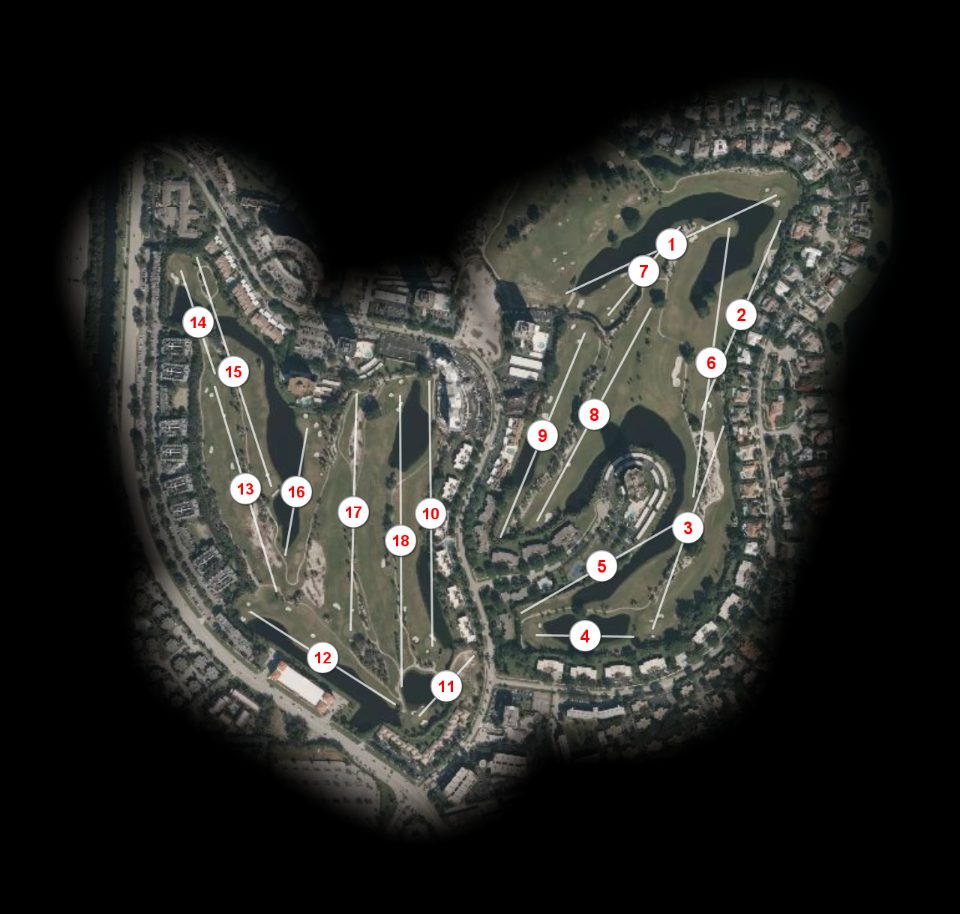 President Country Club Eagle course overview
