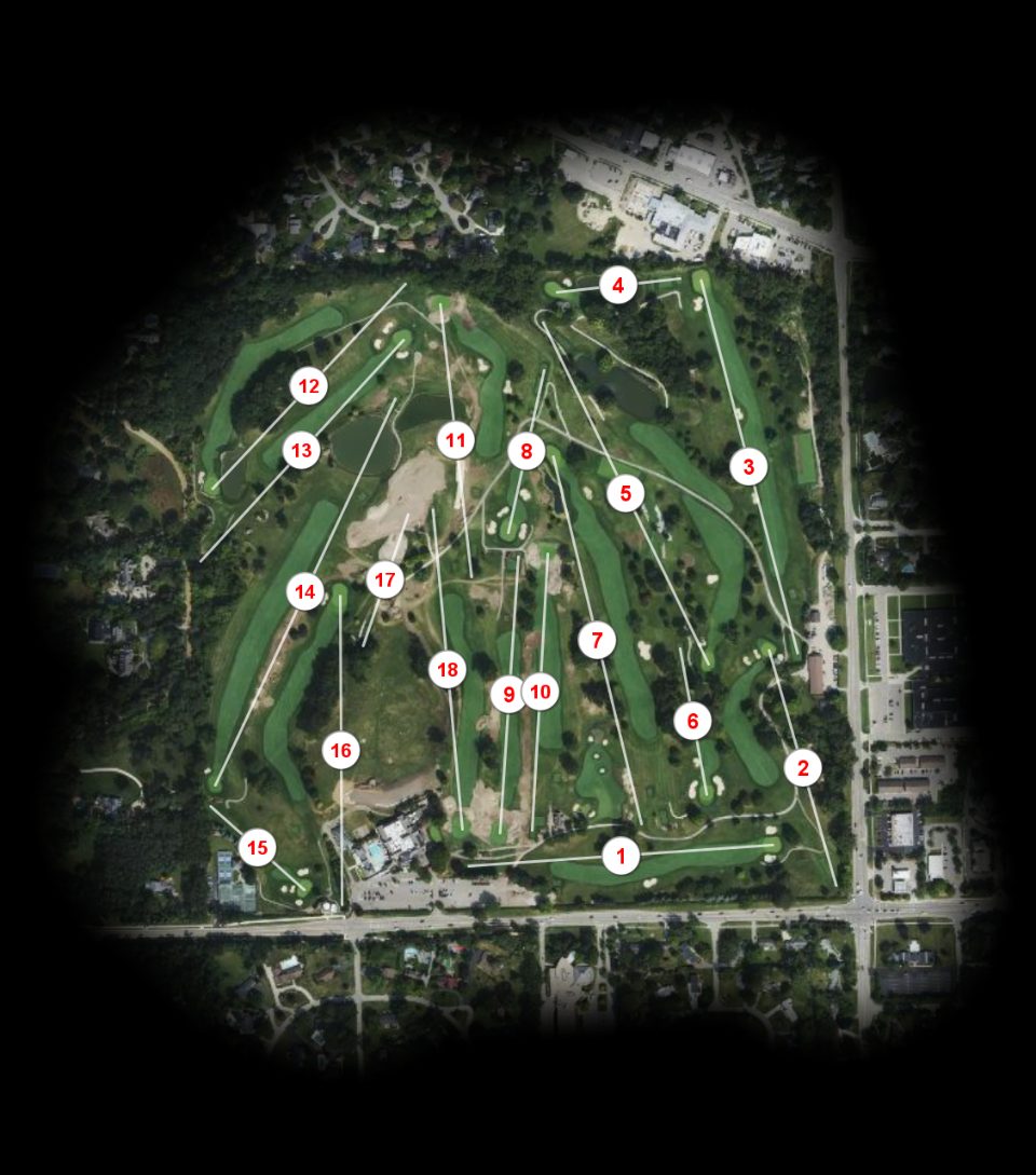 Knollwood Country Club course overview