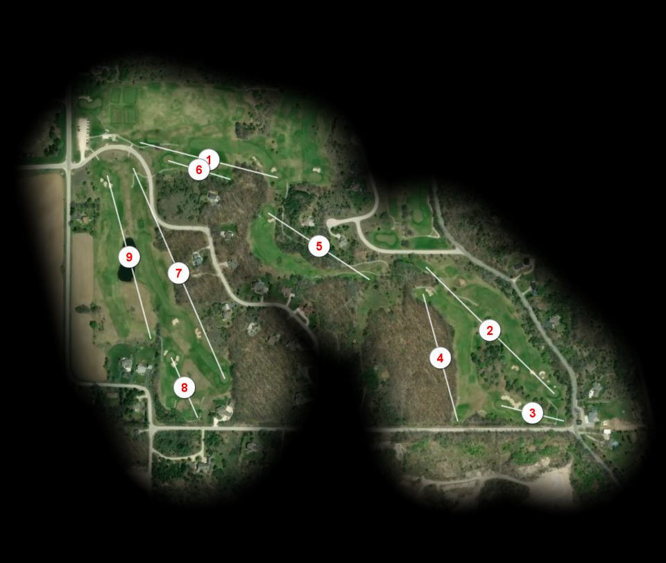 Quit Qui Oc Golf Club Glacial Nine course overview