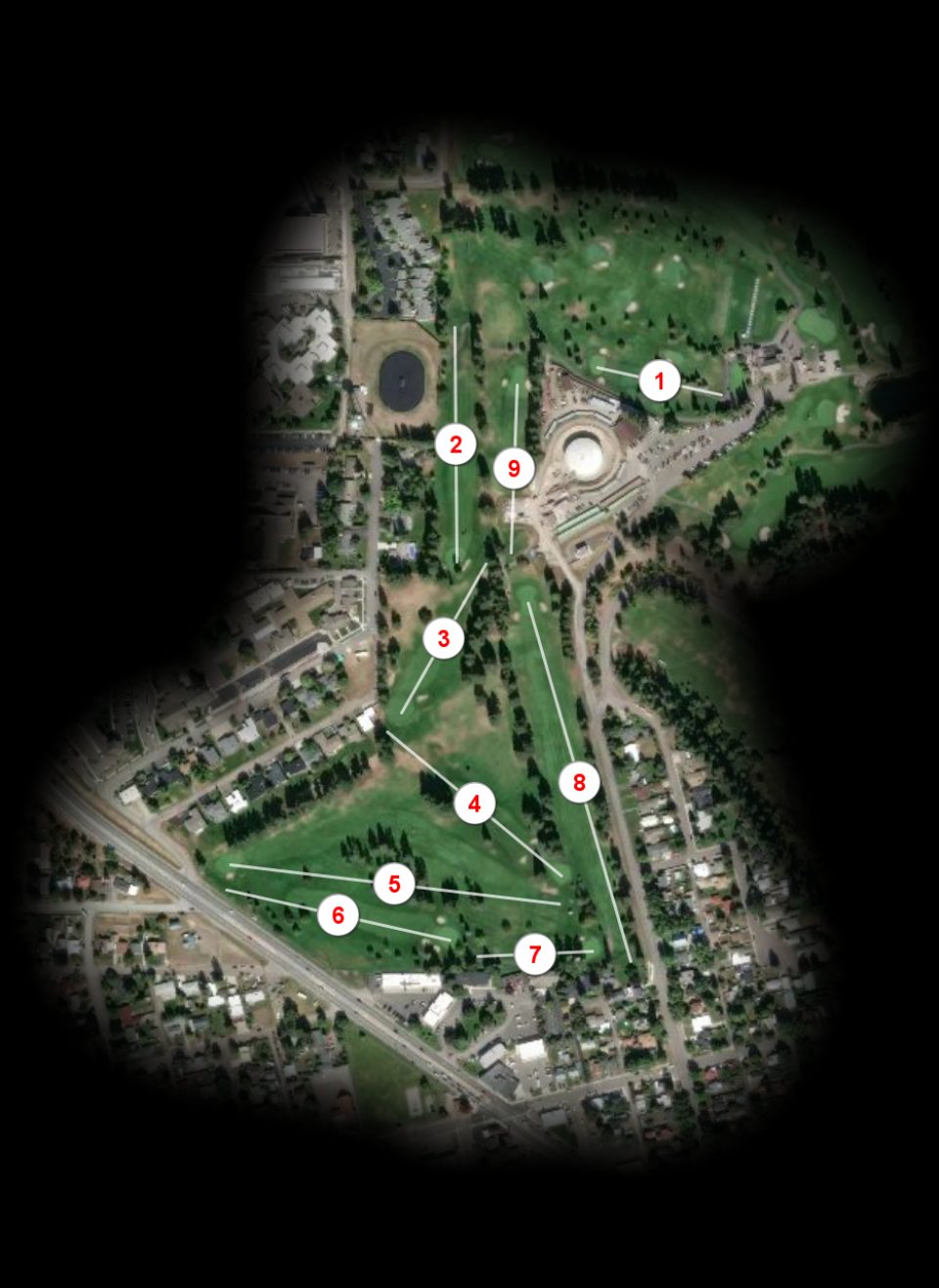 Buffalo Hill Golf Club Cameron 9 course overview