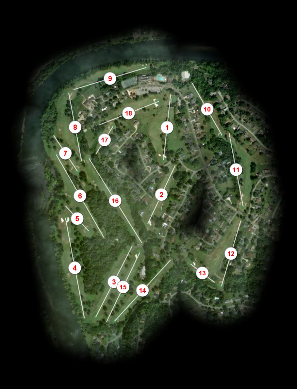 Ridgefields Country Club course overview