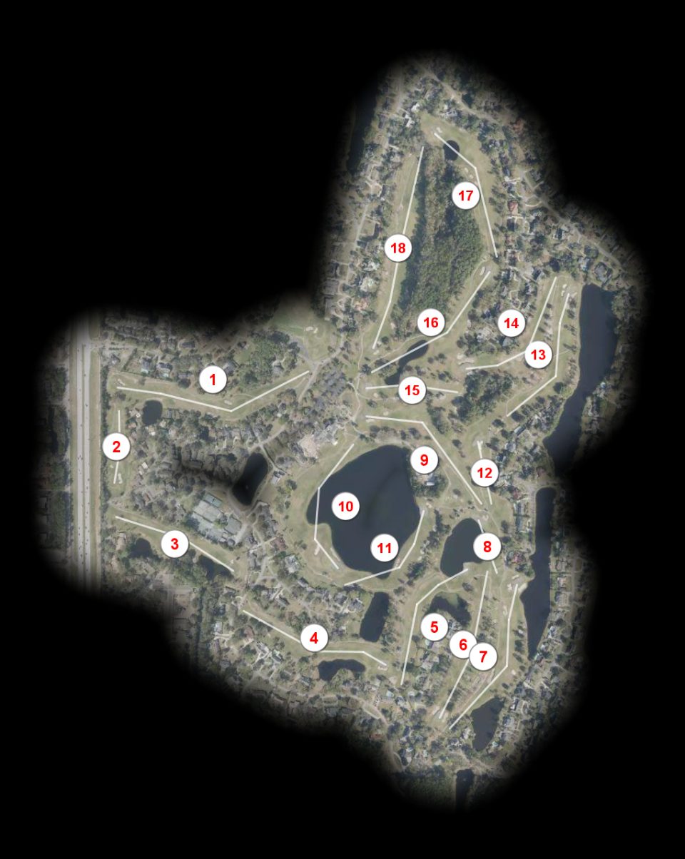 Deerwood Country Club course overview
