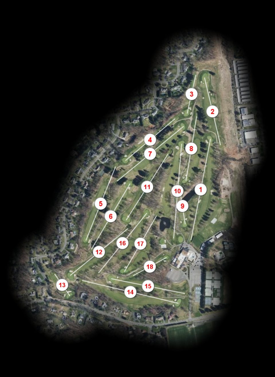 Twin Hills Country Club course overview