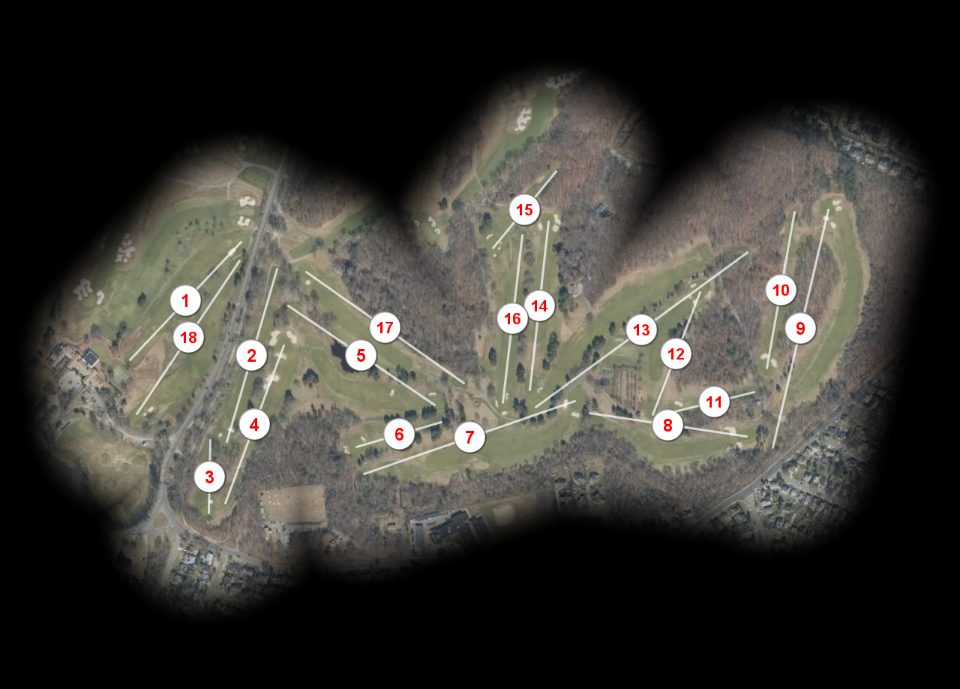 Bethpage NY State Park Green course overview