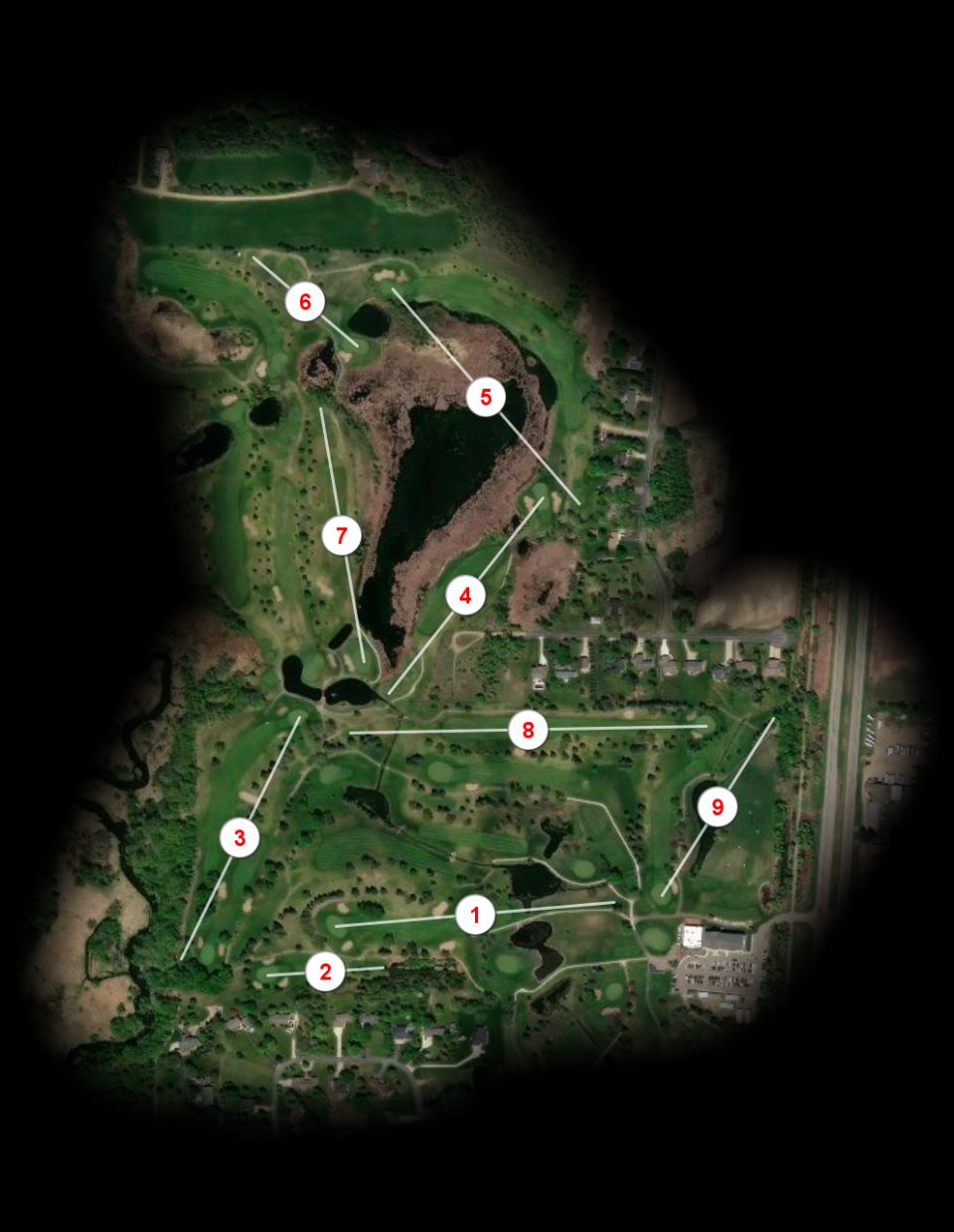 Willows nine at Little Crow Golf Resort