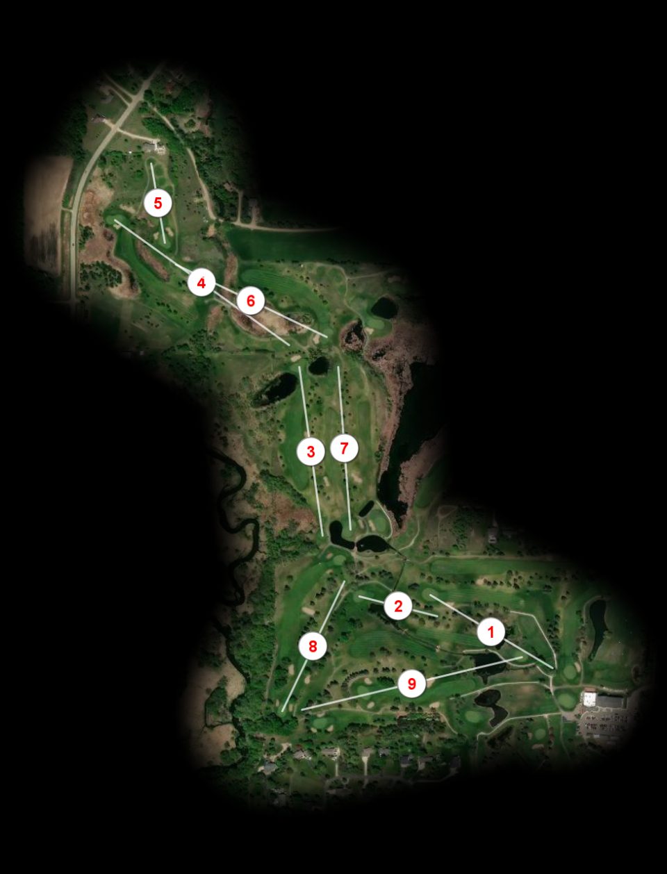 Pines nine at Little Crow Golf Resort