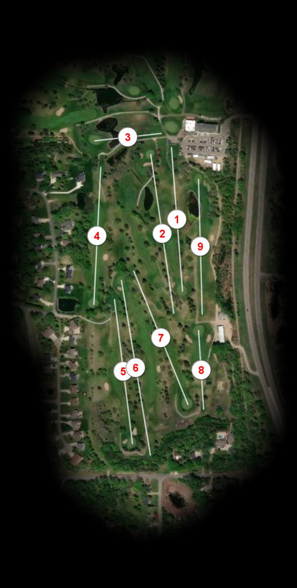 Oaks nine at Little Crow Golf Resort