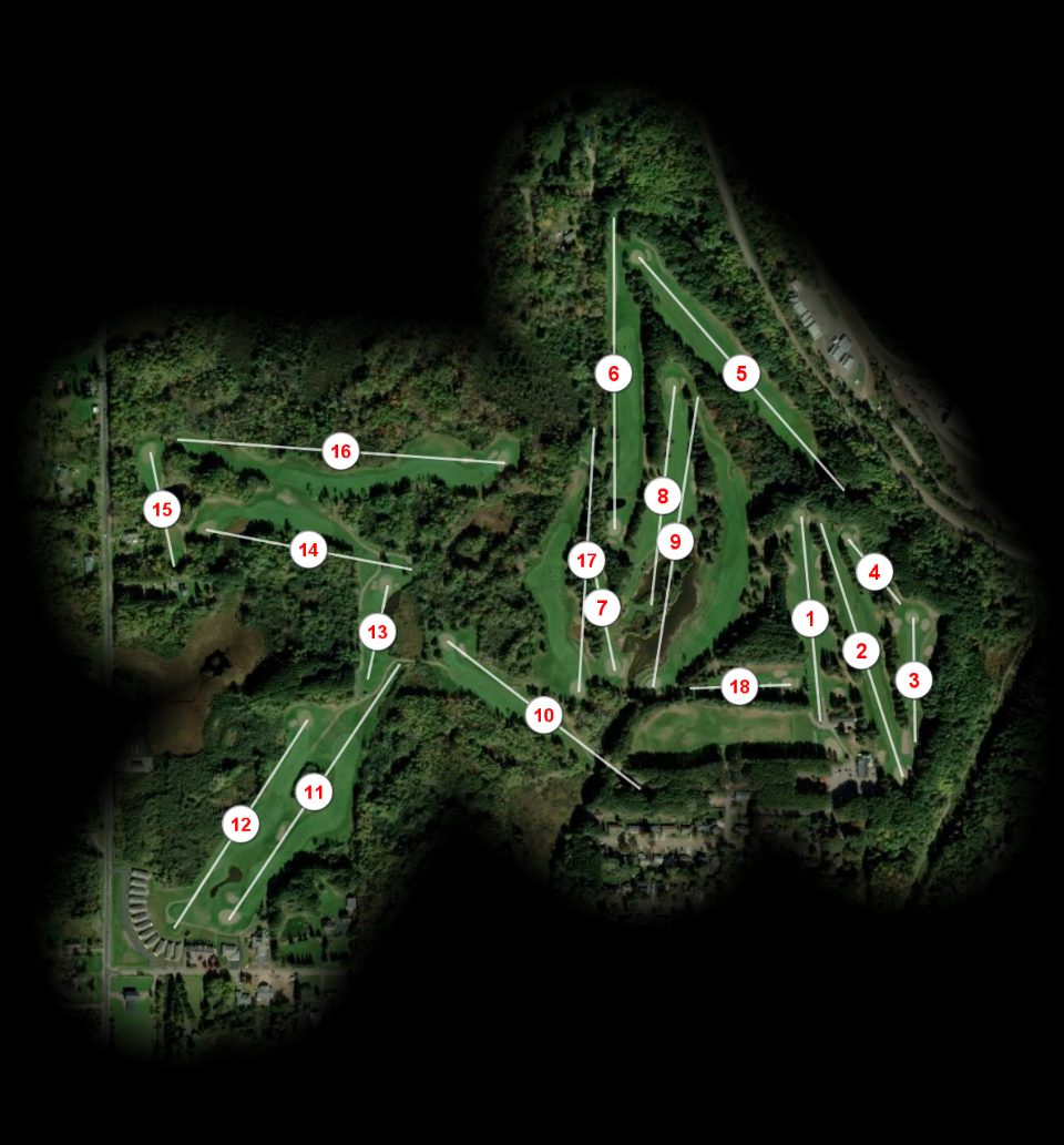 Cloquet Country Club course overview