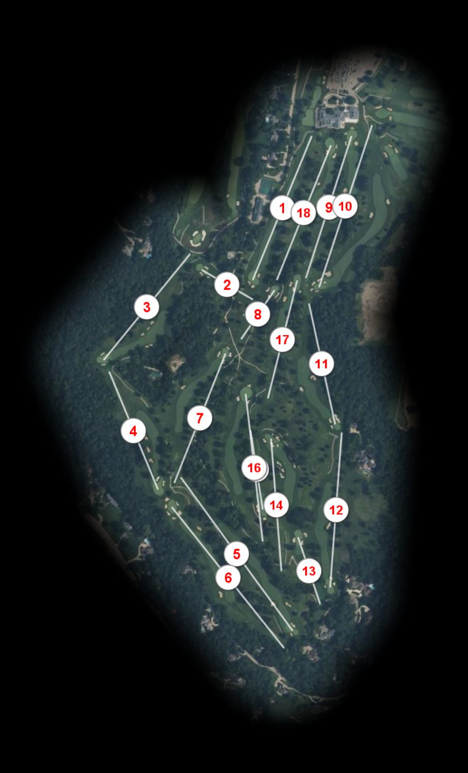 NCR Country Club South course overview