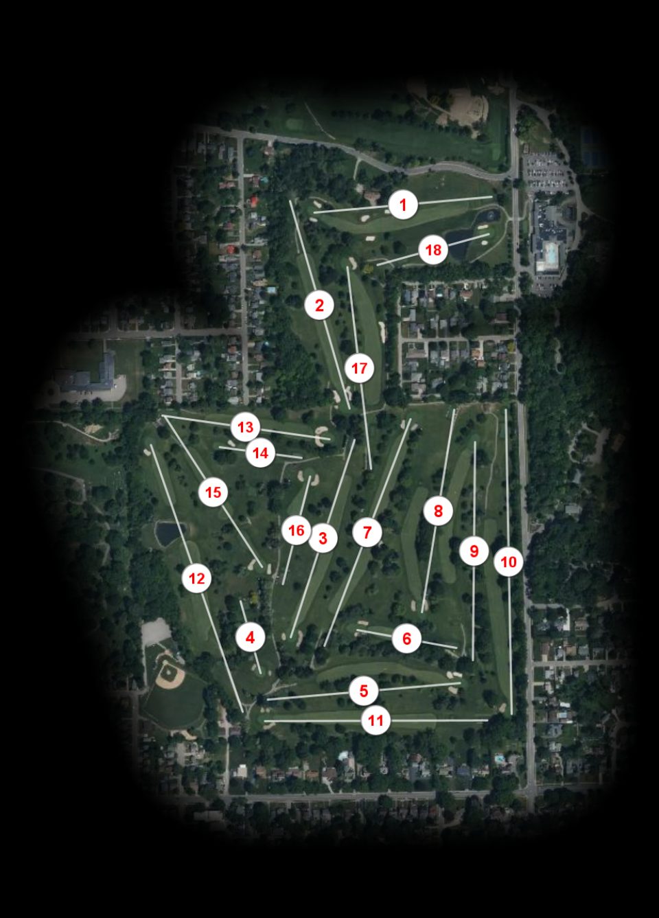 Sharon Country Club course overview