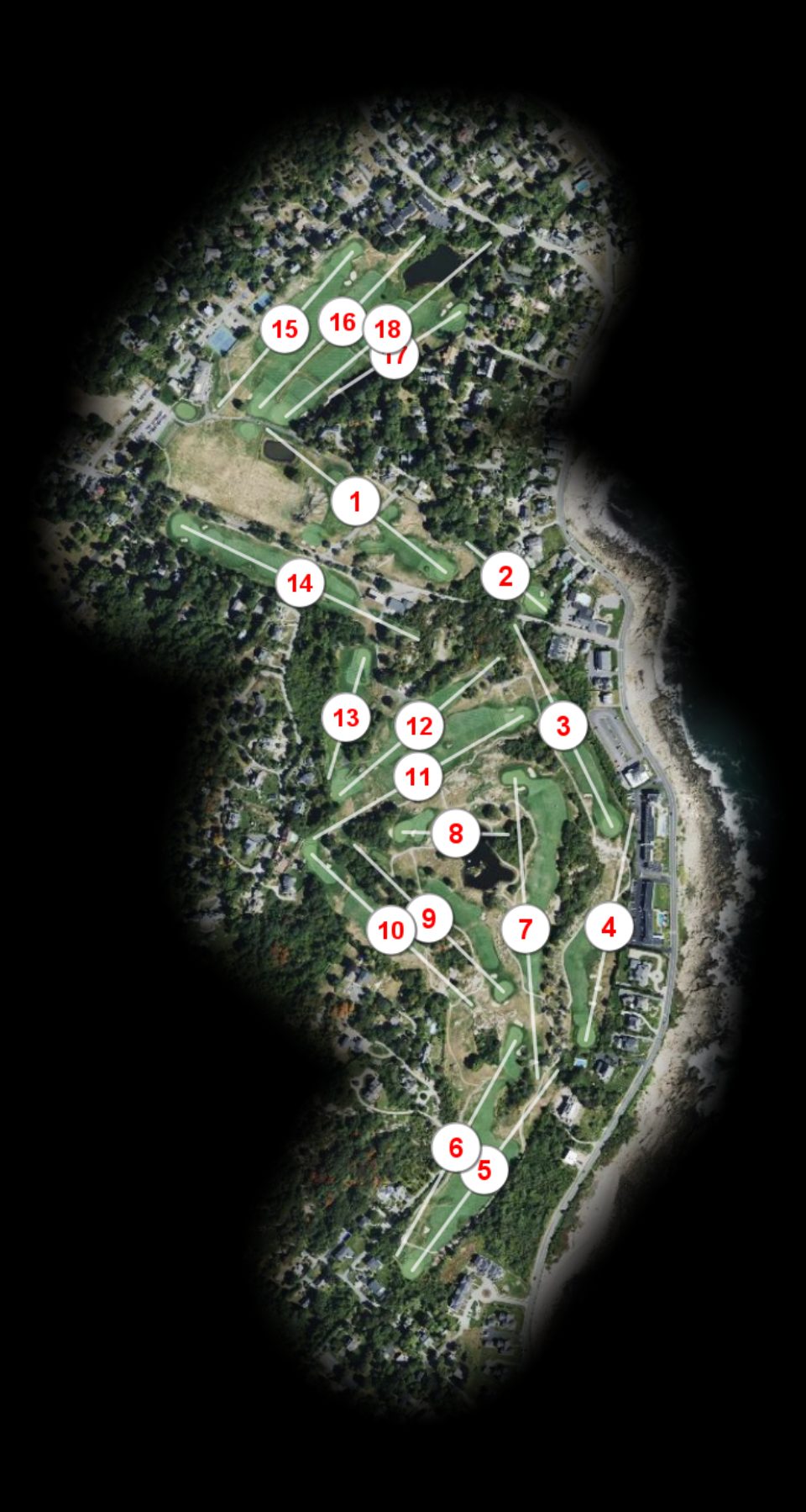 Bass Rocks Golf Club course overview