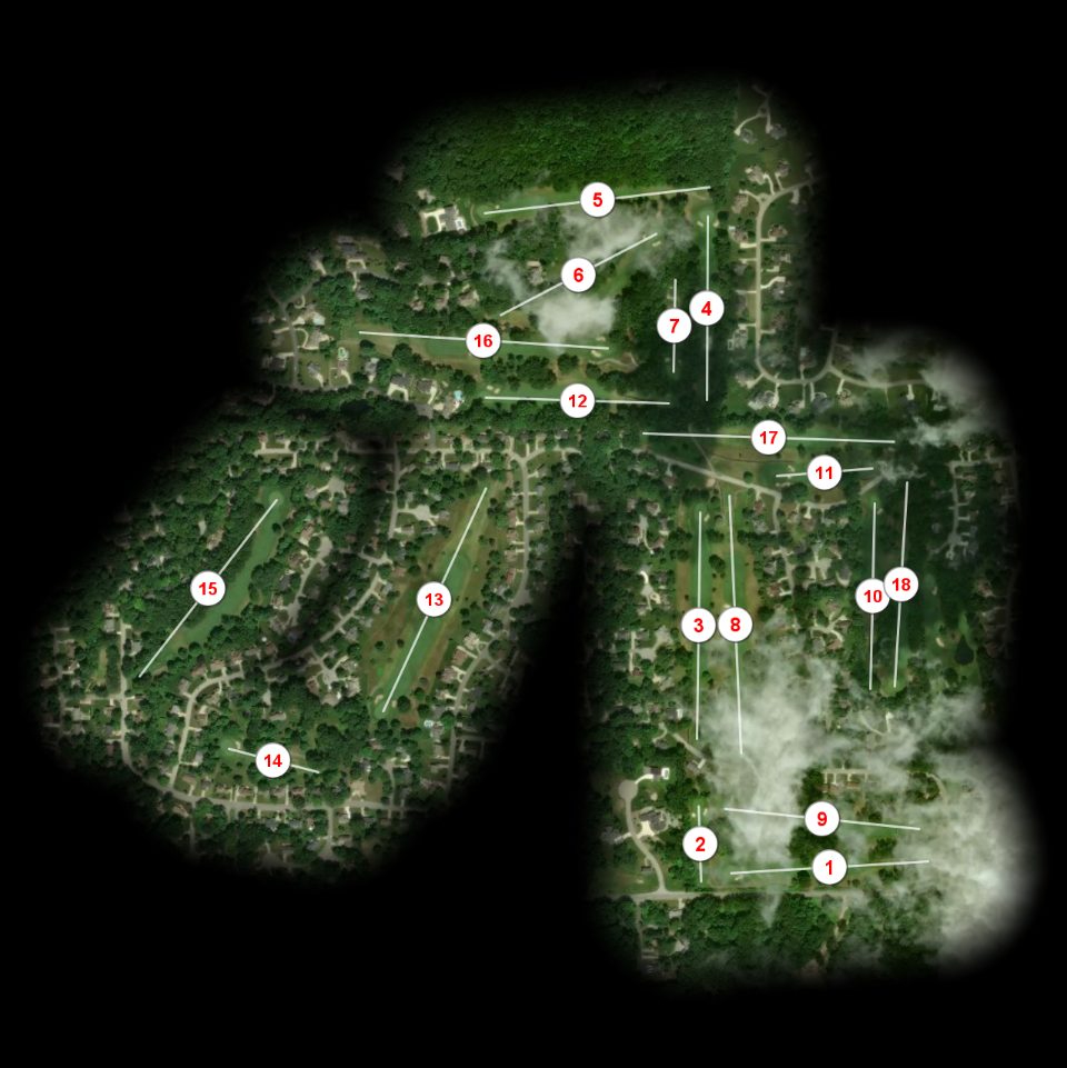 Knollwood Country Club West course overview