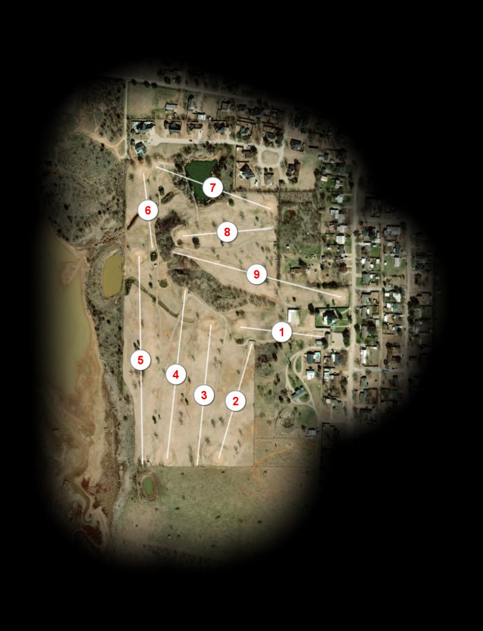 Archer City Country Club course overview