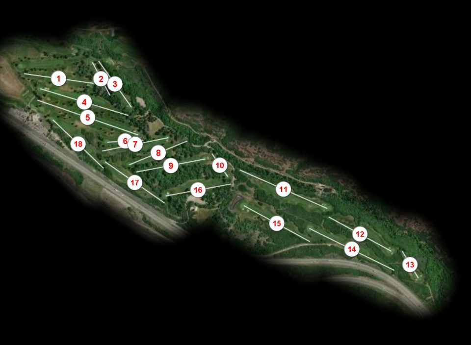 Mountain Dell Golf Club Canyon course overview