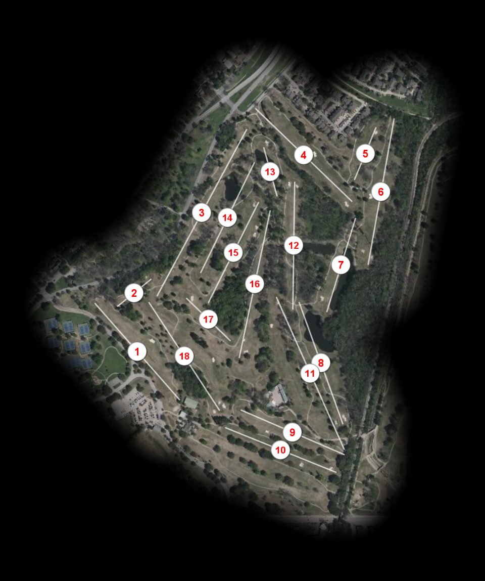 Tenison Park Highlands course overview