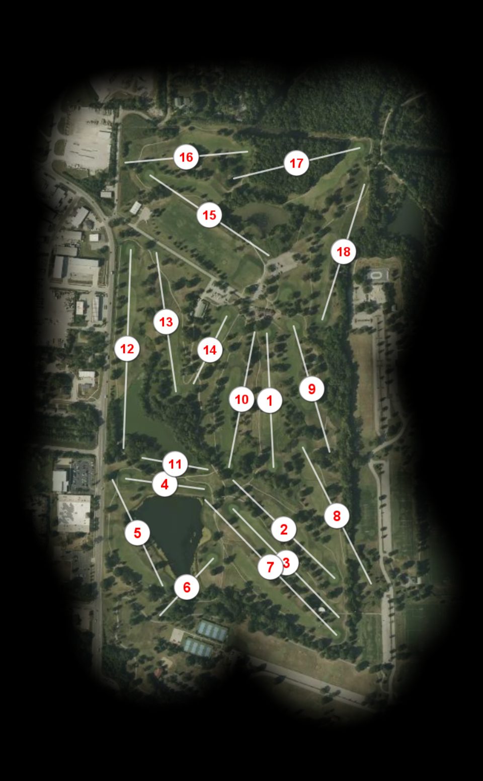 L A Nickell Golf Course course overview