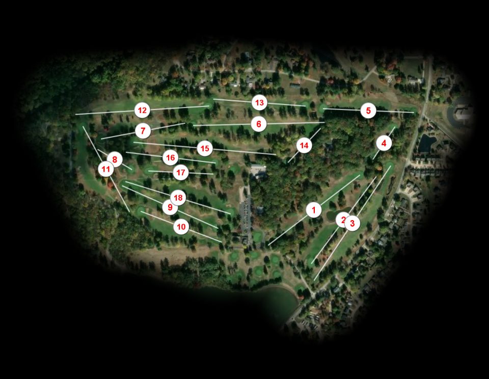 Lake of The Woods 18-holes course overview