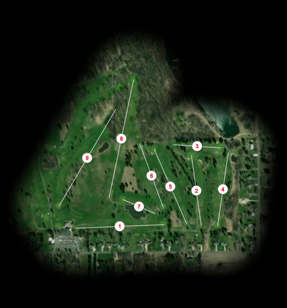 Red nine at El Dorado Golf Club