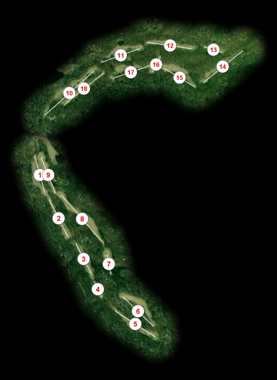 Bent Tree Country Club course overview