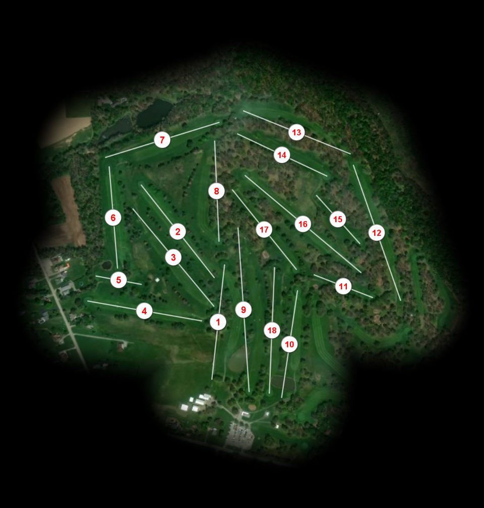 Saxon Golf Club Old course overview