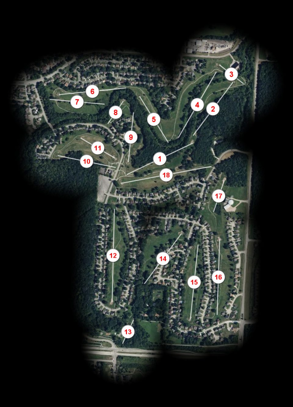 River Oaks Golf Club course overview