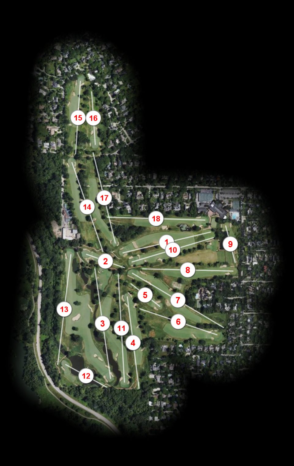Skokie Country Club course overview