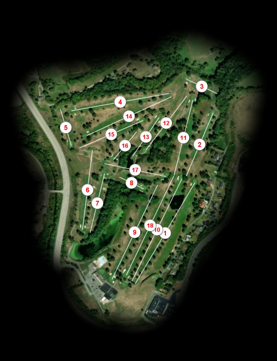 Bridgeport Country Club course overview