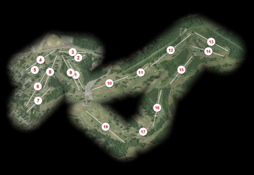 The Golf Courses of Kenton County Willow course overview