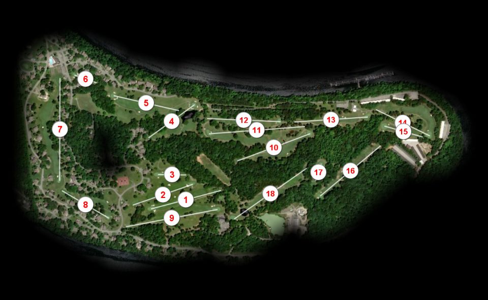 Woodson Bend Resort course overview