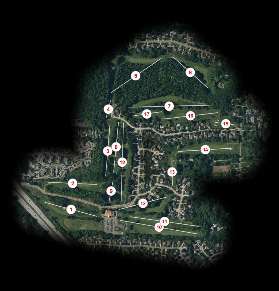 Chenoweth Golf Course & Banquet Facility course overview