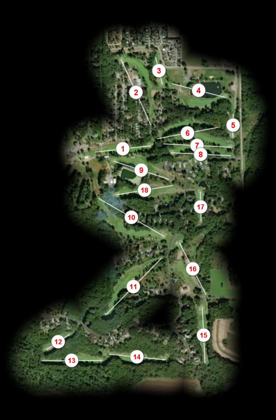 Christmas Mountain Village Oaks course overview