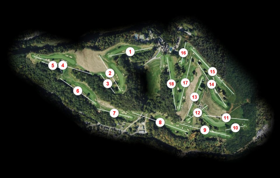 Longue Vue Club course overview