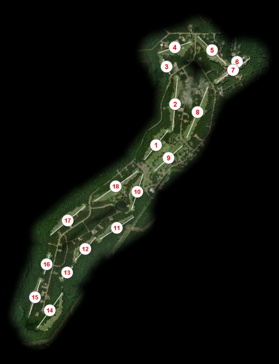 Mountain Ranch Golf Club at Fairfield Bay course overview