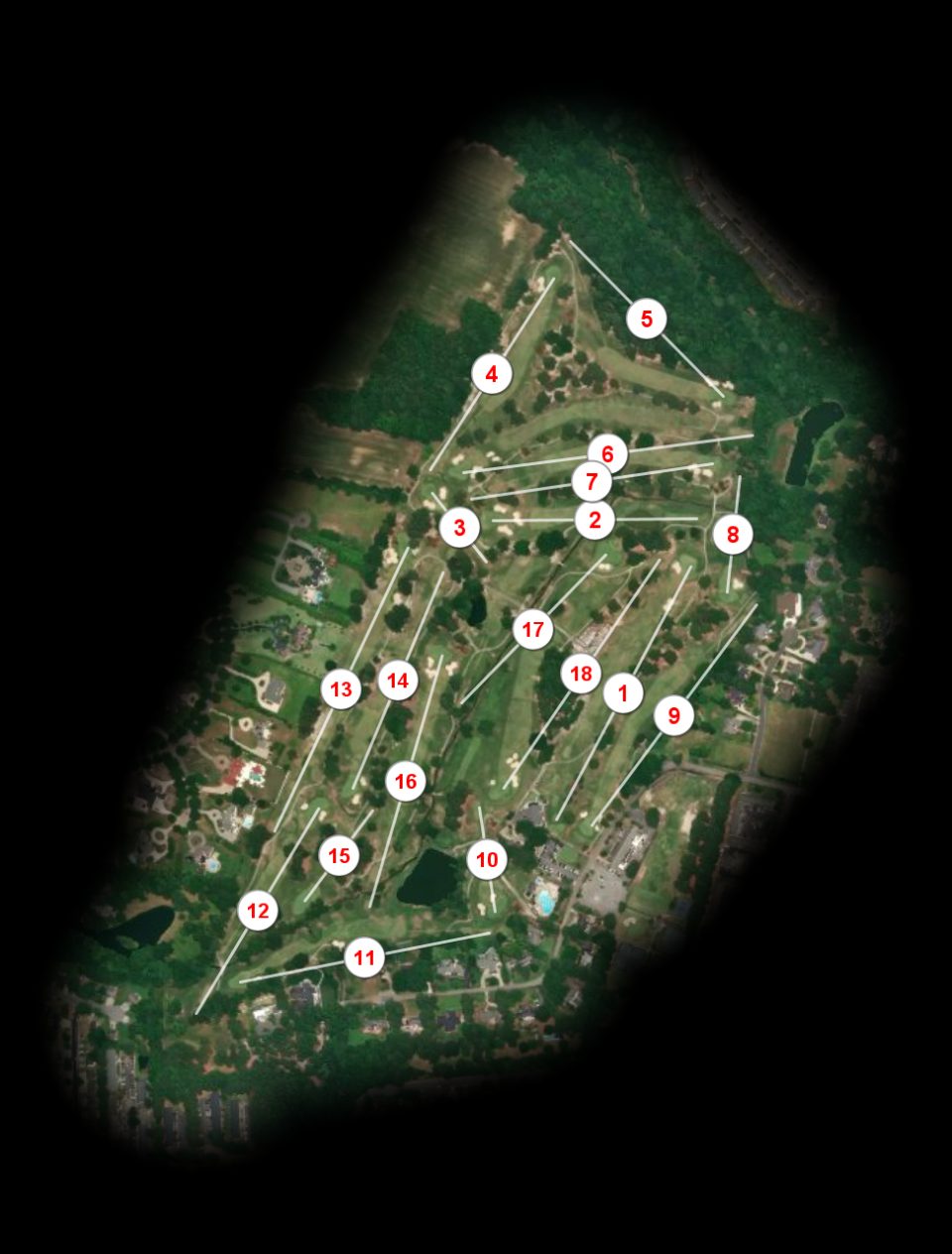 Greenville Country Club course overview