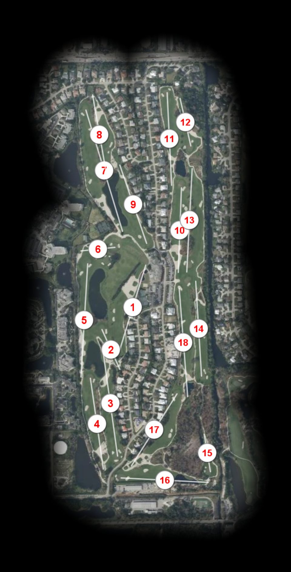 Country Club of Naples course overview