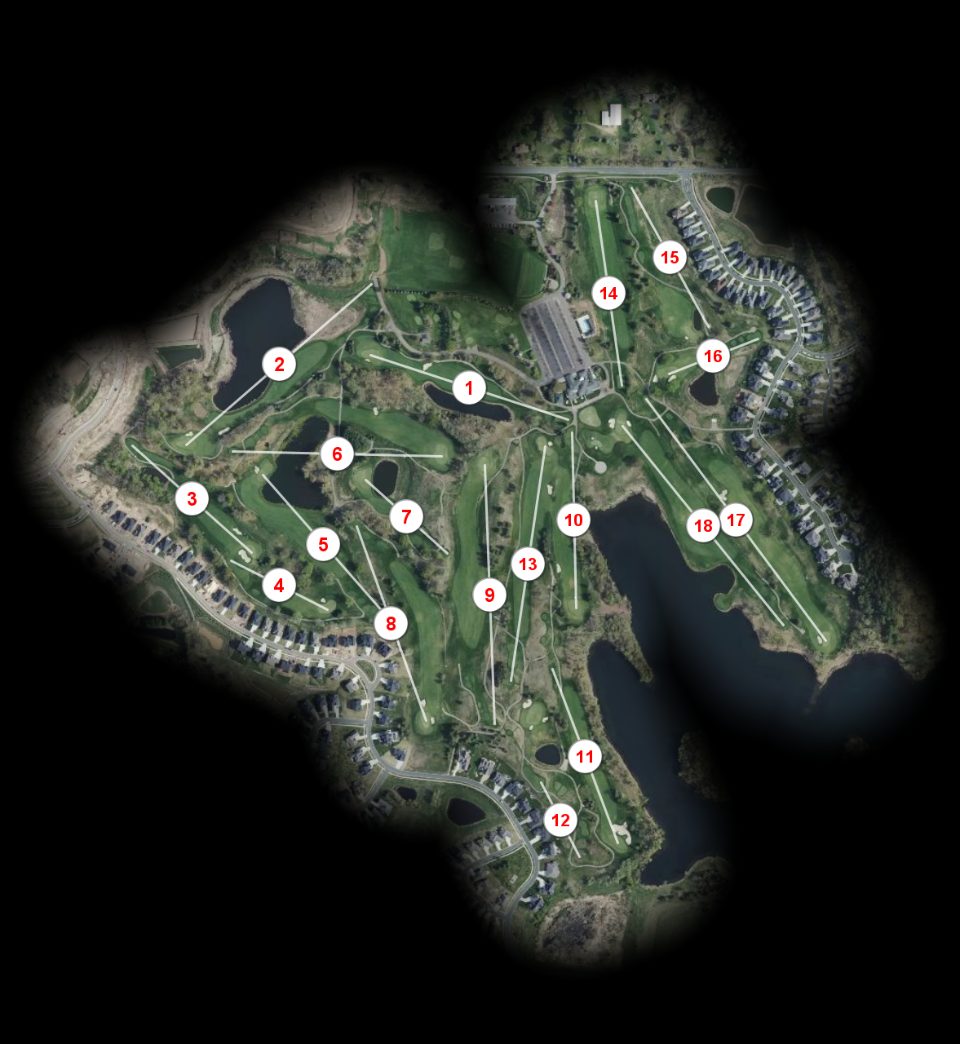 Royal Golf Club Queen's / King's course overview