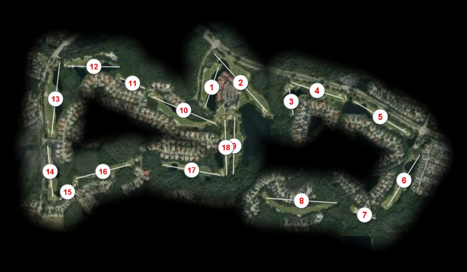 Westchase Golf Club course overview