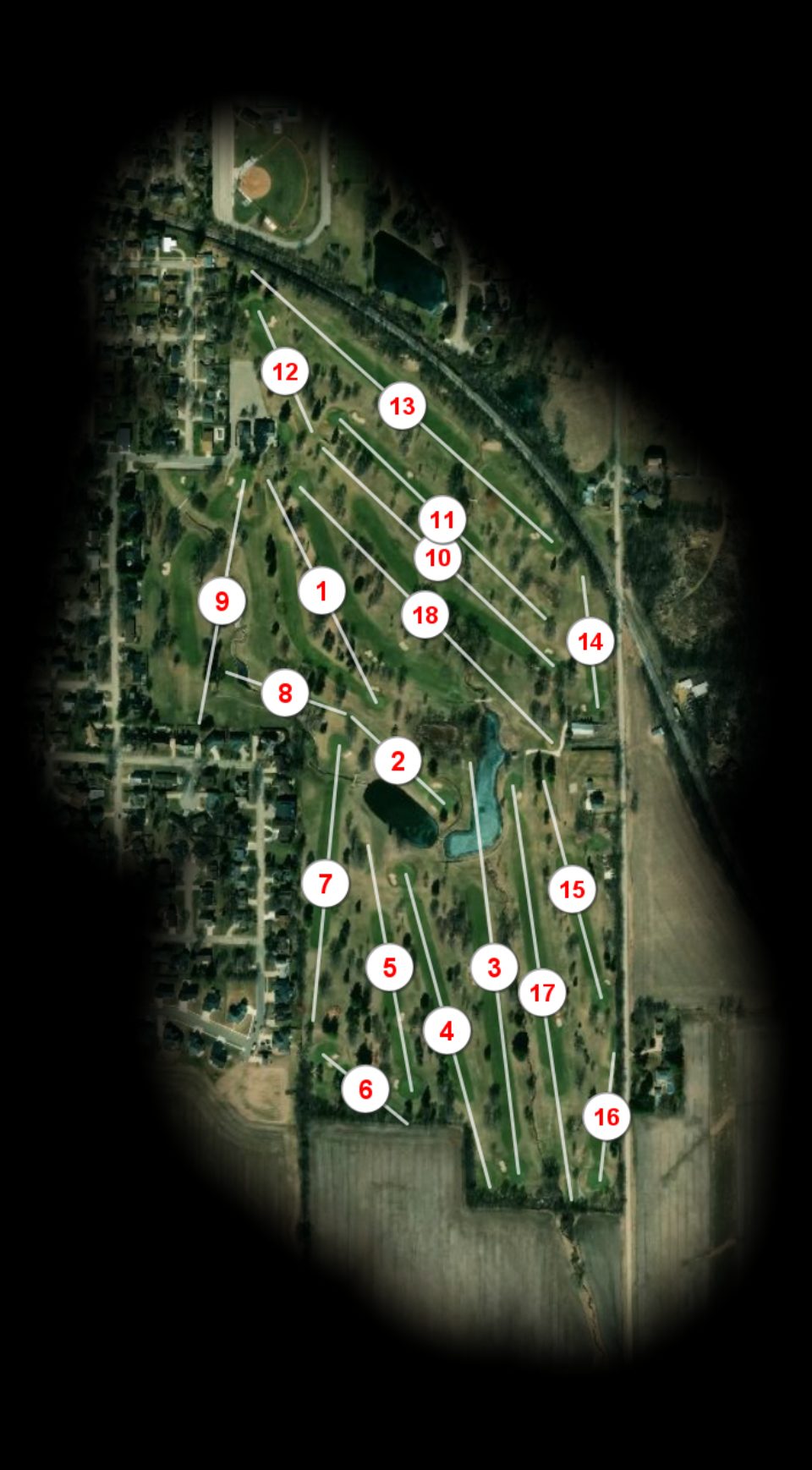 Monroe Country Club course overview