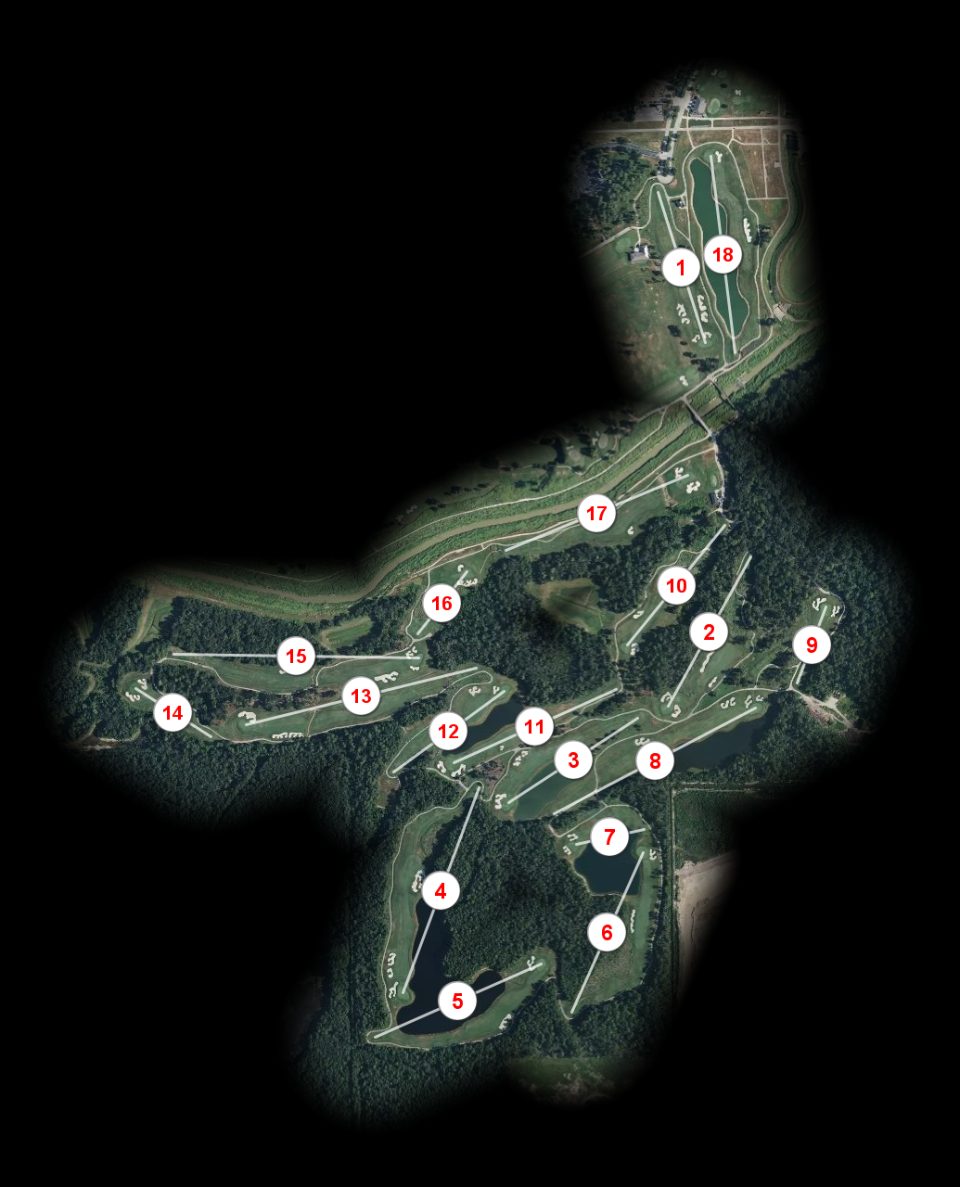 Golf Club of Houston Tournament course overview