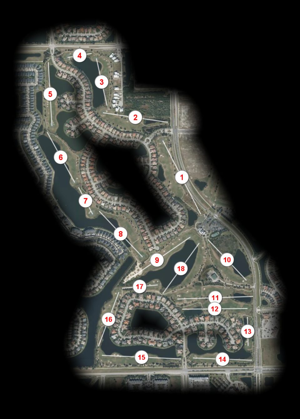 Duran Golf Club 18-hole course course overview