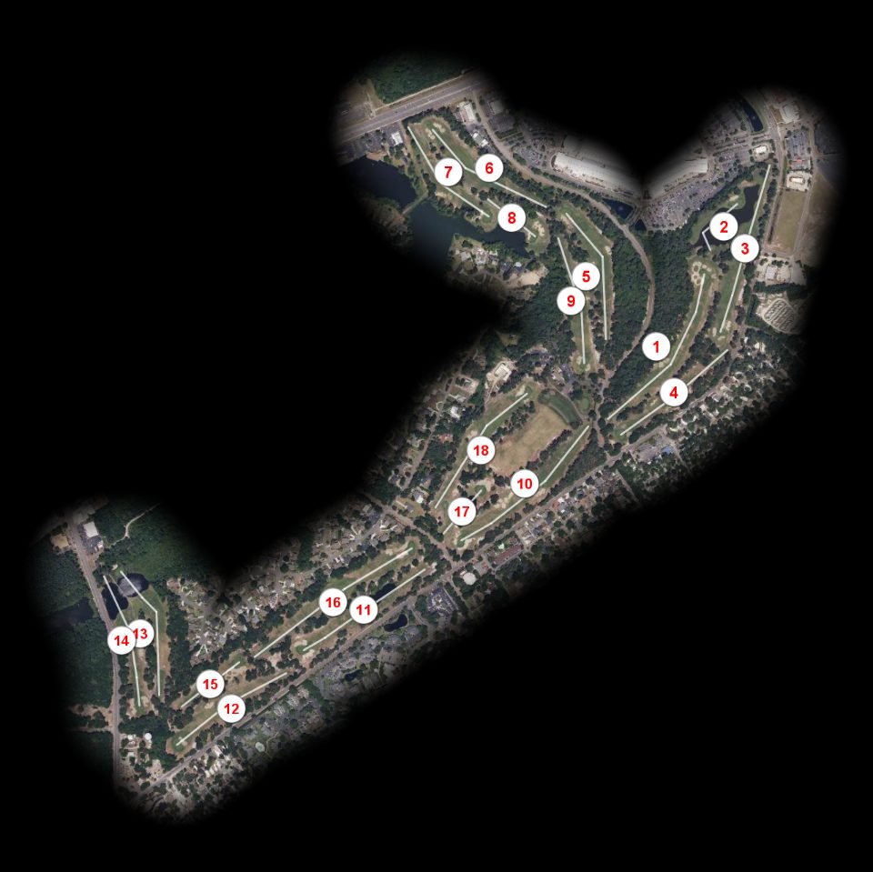 Arcadian Shores Golf Club course overview