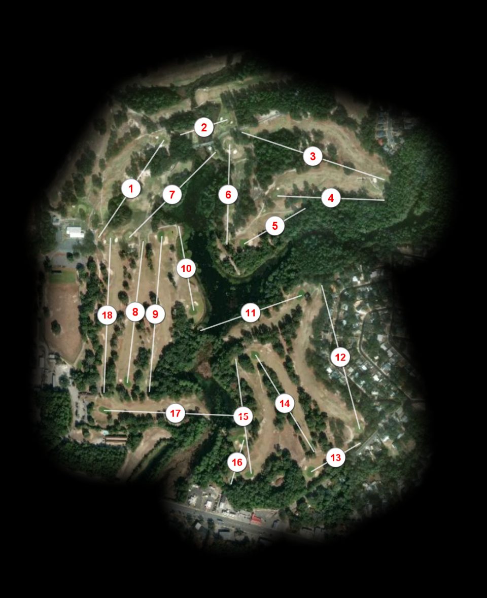 Eglin Golf Course Eagle course overview