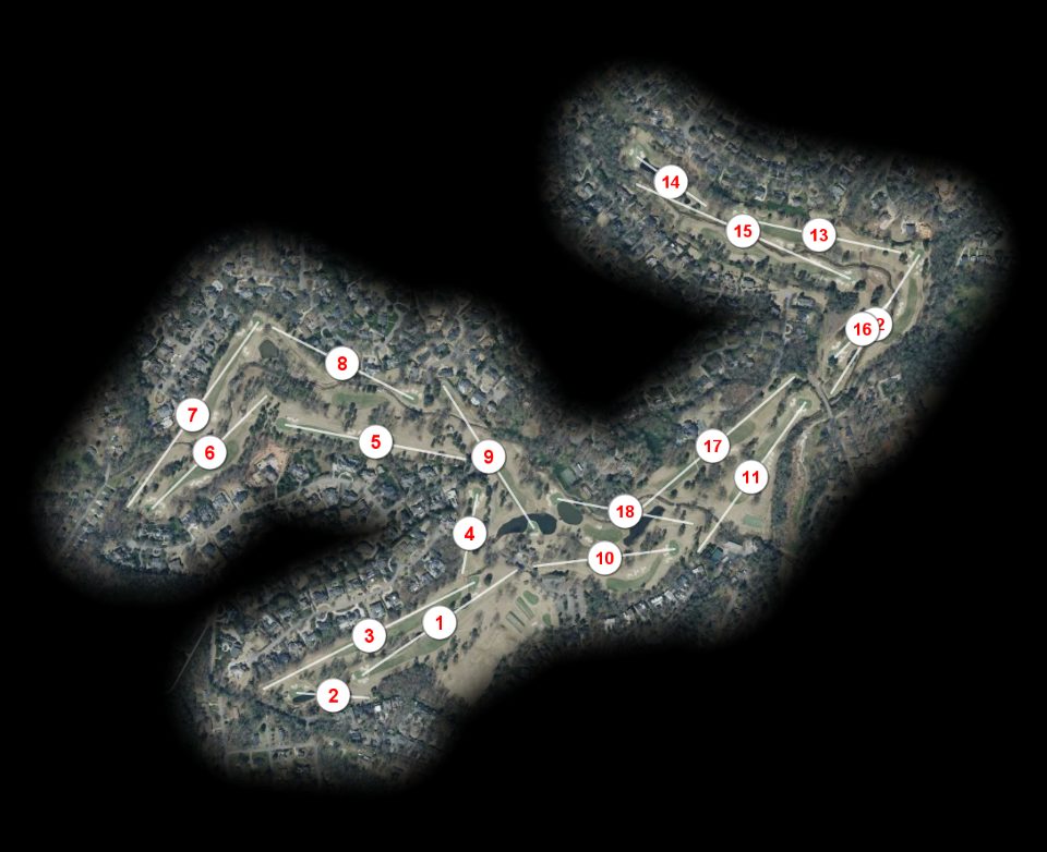 Greenville Country Club Chanticleer course overview