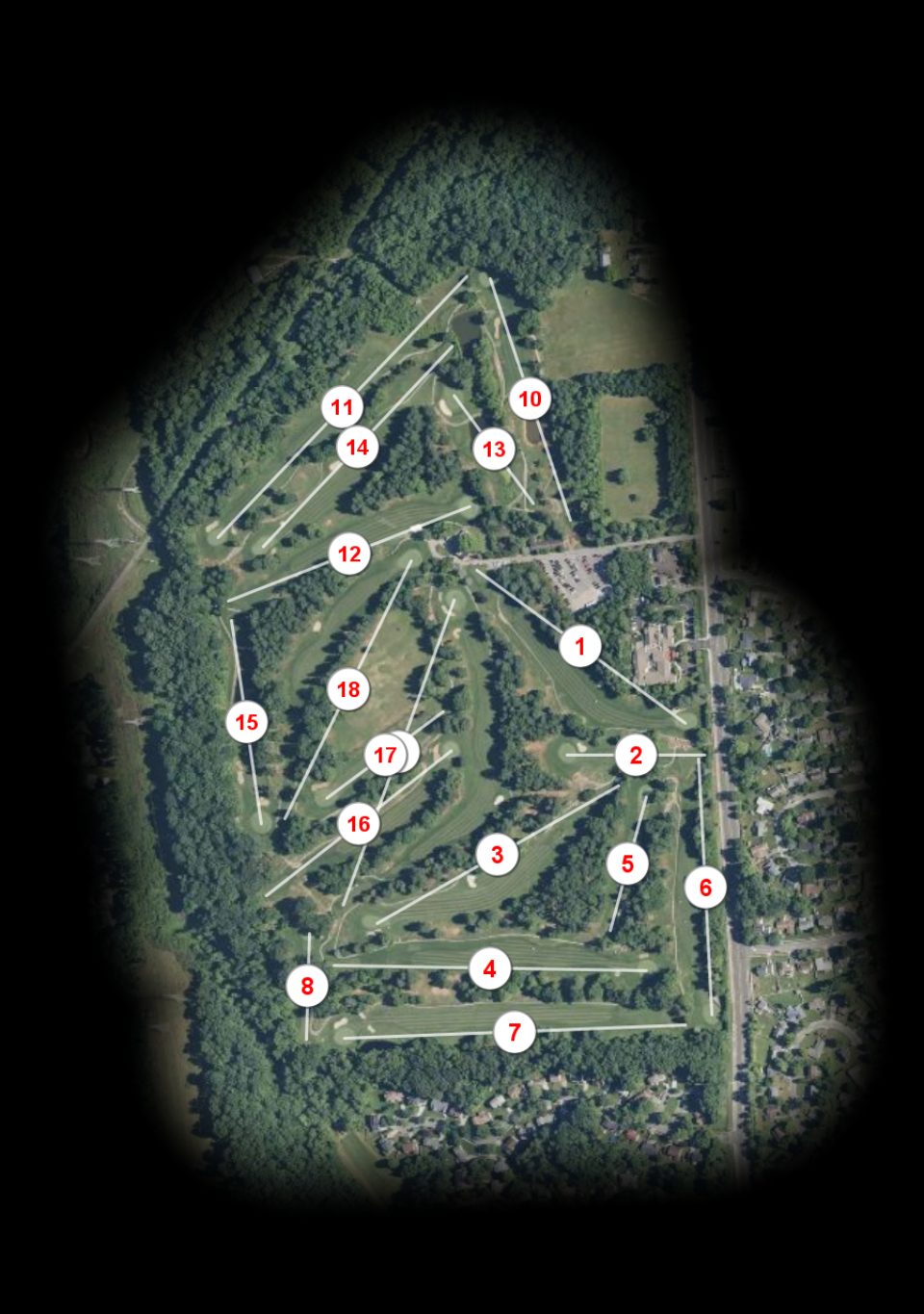 Bowie Golf & Country Club course overview